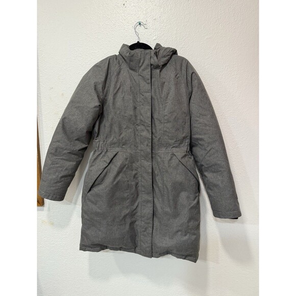 The North Face Arctic Parka Down Hyvent Coat Medium Grey Women's Size Medium - Picture 1 of 11